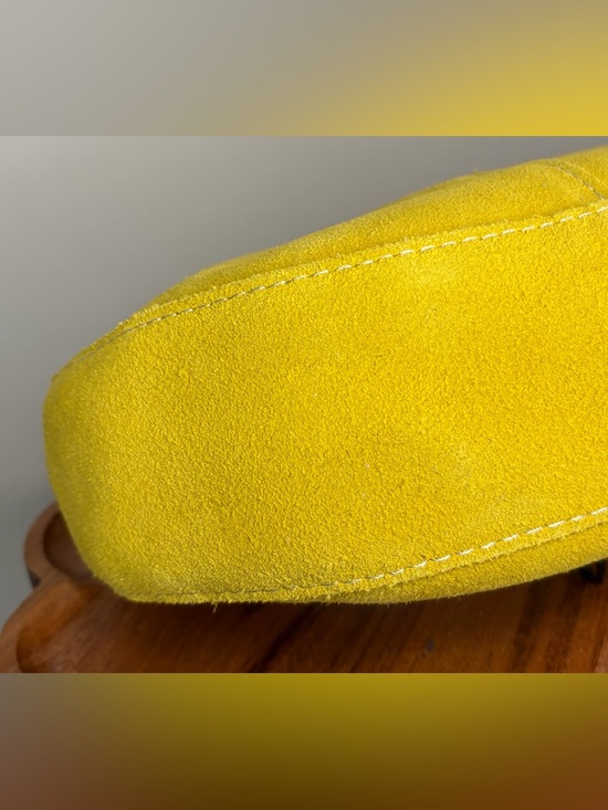 Portland Leather Nora Classic Shoulder Bag Hello Yellow NWOT - Picture 15 of 17